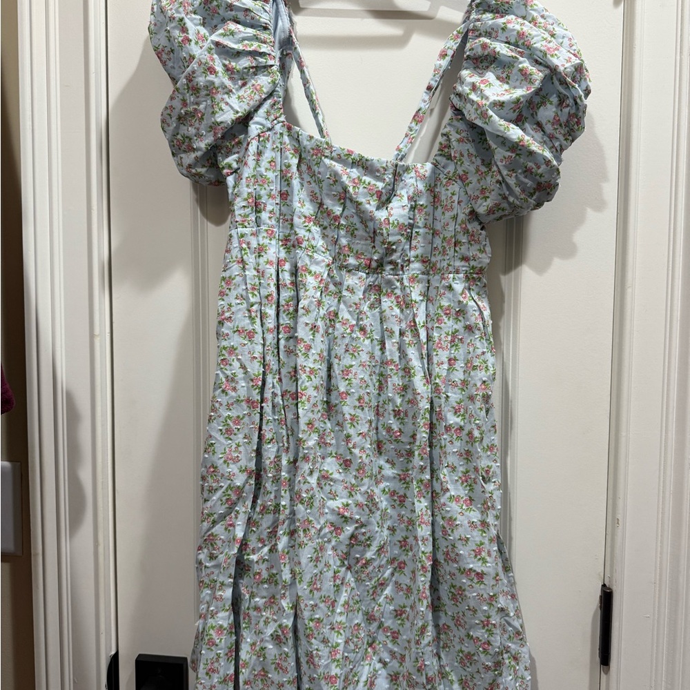 BeBop Floral Babydoll Dress